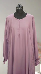 Classic Elastic Sleeve Abaya